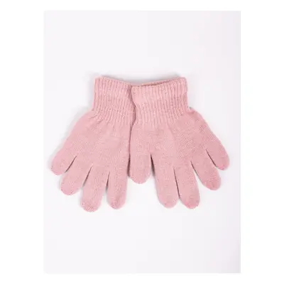 Yoclub Kids's Children's Basic Gloves RED-MAG4U-0050-005