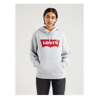 Levi&#39;s Světle šedá dámská mikina kapucí Levi's® - Dámské