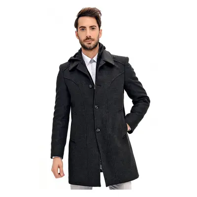 PLT8366 DEWBERRY MEN'S COAT-ANTHRACITE