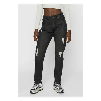 Dámské džíny Boyfriend Denim Pants - černé