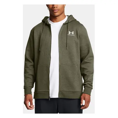 Pánská mikina Under Armour UA Icon Fleece FZ Hood-GRN - Pánské