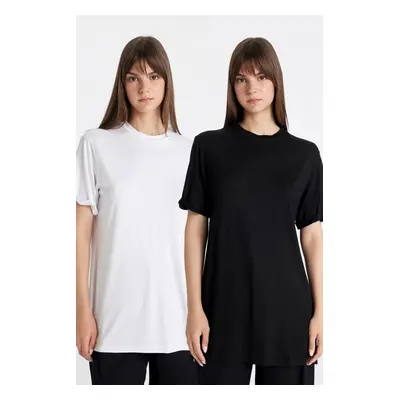 DEFACTO 2-Pack Crew Neck Short Sleeve T-Shirt