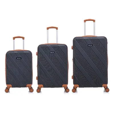 Semiline Unisex's 3-in-1 ABS Suitcases Set T5853-0