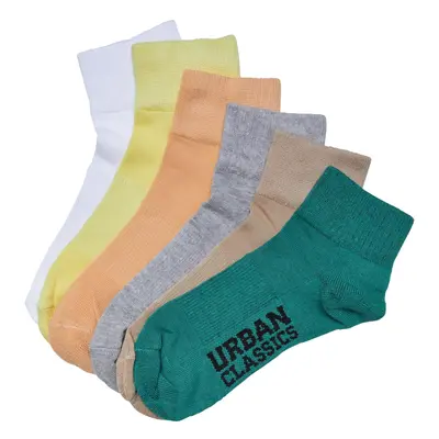 Vysoké Sneaker Socks 6-Pack sunsetcolor