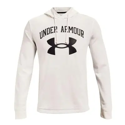 Pánská mikina Under Armour RIVAL TERRY BIG LOGO HD white