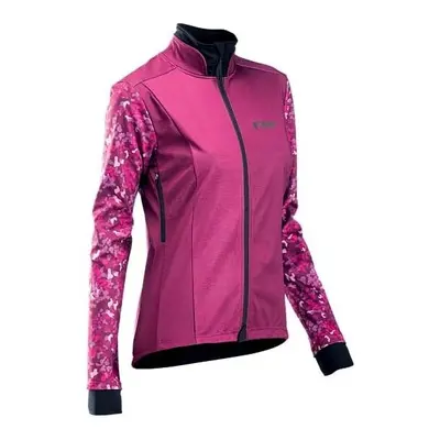 Cyklistická bunda NorthWave Extreme Wmn Jacket Tp Plum