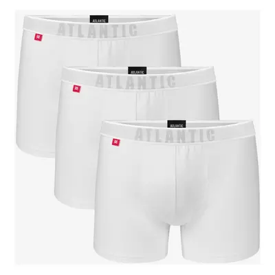 Pánské boxerky ATLANTIC 3Pack - bílé