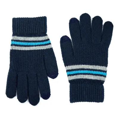 Art Of Polo Man's Gloves Rk22232 Navy Blue