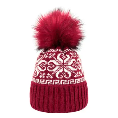 Cap prosinec Ráno Maroon Maroon