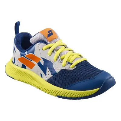 Juniorská tenisová obuv Babolat Pulsion All Court JR Dark Blue/Yellow EUR 36,5