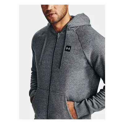 Under Armour Mikina UA Rival Fleece FZ Hoodie-GRY - Pánské