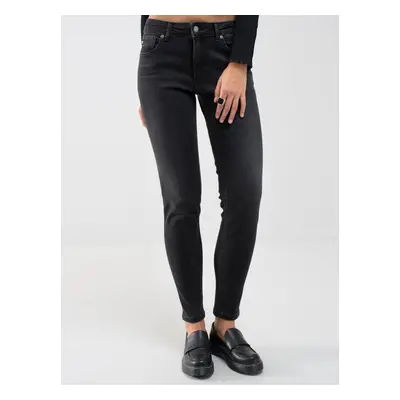 Big Star Woman's Tapered Trousers Denim Denim-992