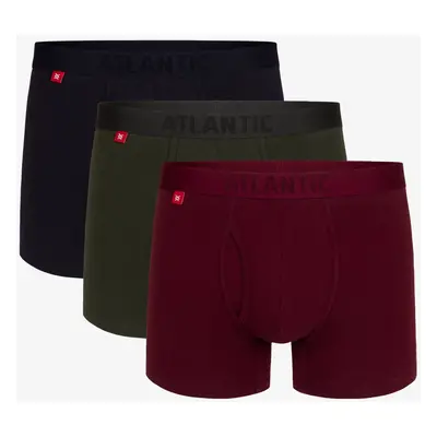 Pánské boxerky ATLANTIC 3Pack - vícebarevné