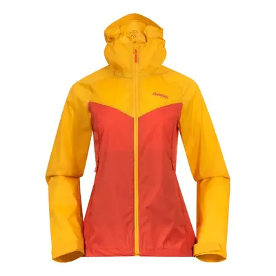 Dámská bunda Bergans Microlight W Jacket Brick/Light Golden Yellow