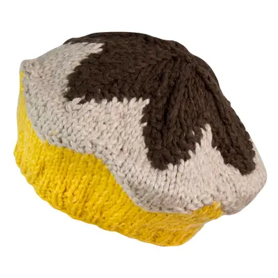 Art Of Polo Woman's Beret cz2704 Brown/Yellow