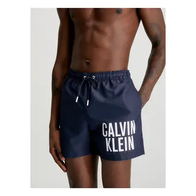 Tmavě modré pánské plavky Calvin Klein Underwear - Pánské