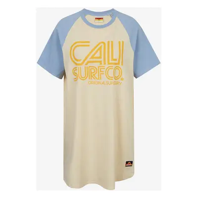 Superdry Šaty Cali Surf Raglan Tshirt Dress - Dámské