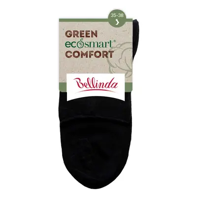 Bellinda GREEN ECOSMART COMFORT SOCKS - Women's organic cotton socks with non-pressure hem - bla