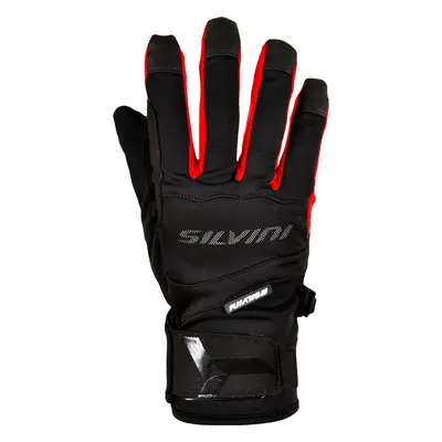 Cyklistické rukavice Silvini Fusaro black-red