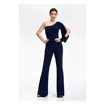 Figl Woman's Jumpsuit M870 Navy Blue