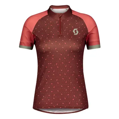 Dámský cyklistický dres Scott Endurance S/Sl Dark Purple/Blush Pink