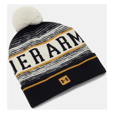 M Halftime Pom Beanie-WHT