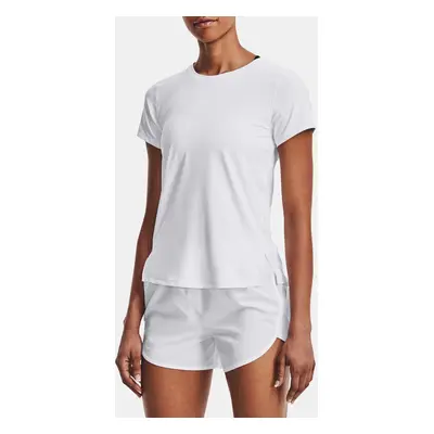 Under Armour Tričko UA IsoChill Run Laser Tee-WHT - Dámské