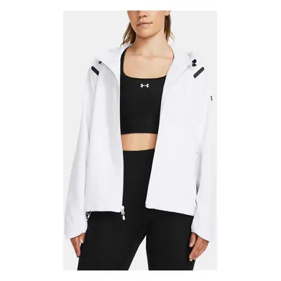 Under Armour Bunda Unstoppable Hooded Jacket-WHT - Dámské