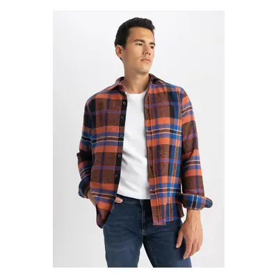 DEFACTO Regular Fit Plaid Lumberjack Long Sleeve Long Sleeve Shirt