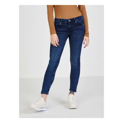 Tmavě modré skinny fit džíny Pepe Jeans Lola Zip - Dámské