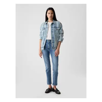 GAP Džíny high rise cigarette jeans with secret smoothing pockets with W - Dámské