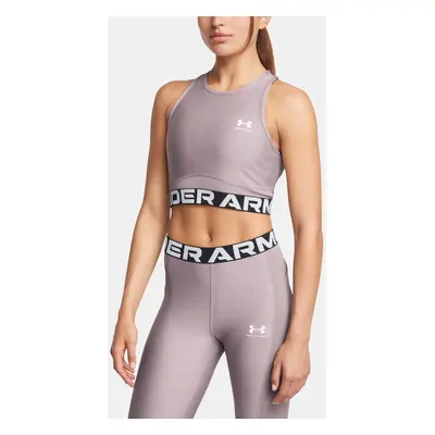 Dámské tílko Under Armour HeatGear Rib Tank-GRY - Dámské