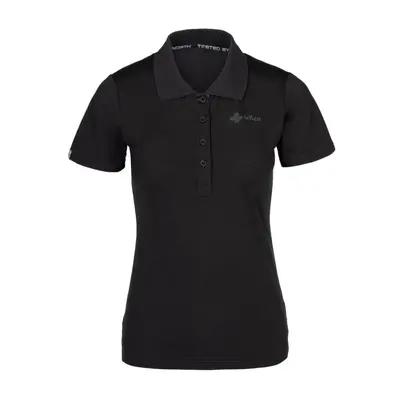 Dámské polo tričko Kilpi COLLAR-W černé