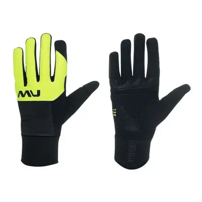 Pánské cyklistické rukavice NorthWave Fast Gel Glove Black/Yellow Fluo