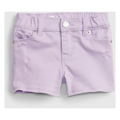 GAP Dětské kraťasy purple shortie - Holky