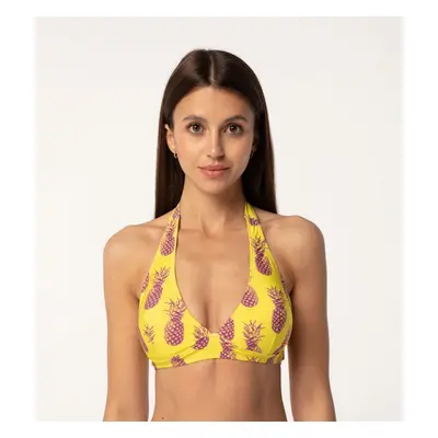 Aloha From Deer Woman's Hawaii Pineapple Halter Neck Bikini Top BTH AFD727