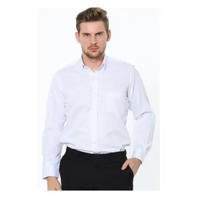 G676 DEWBERRY MEN'S SHIRT-WHITE