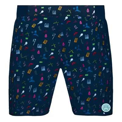 Dětské šortky BIDI BADU Tafari Tech Shorts Dark Blue, Mixed cm