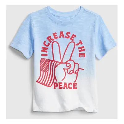 GAP Dětské tričko short sleeve graphic t-shirt - Kluci