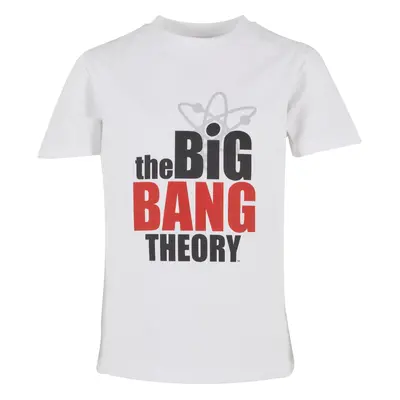 Dětské tričko s logem Big Bang Theory bílé