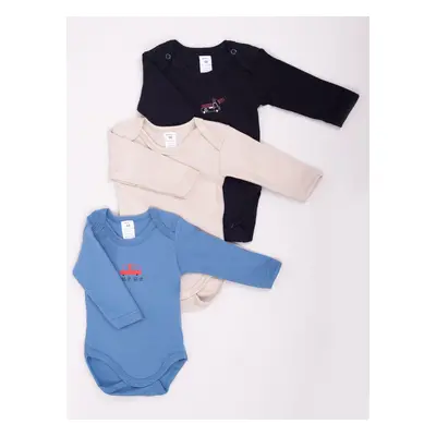 Yoclub Kids's Long Sleeve Bodysuits 3-Pack BOD-0202C-A13D