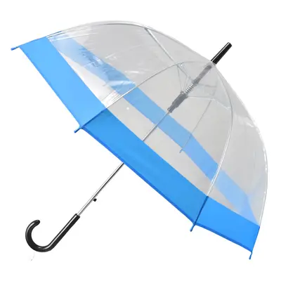 Semiline Unisex's Long Transparent Auto Open Umbrella