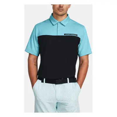 Under Armour Tričko UA T2G Color Block Polo-BLK - Pánské