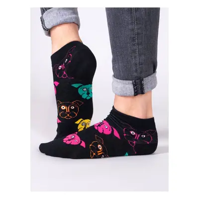 Yoclub Unisex's Ankle Funny Cotton Socks Patterns Colours SKS-0086U-A400