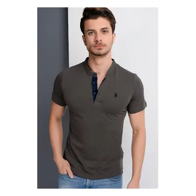 T8560 DEWBERRY T-SHIRT-KHAKI