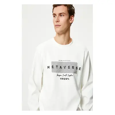 Koton Men's White Sweatshirt