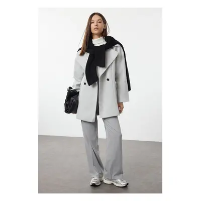 Trendyol Grey Oversize Coat