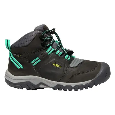 Dětská outdoorová obuv Keen Ridge Flex Mid Wp Magnet/Greenlake US