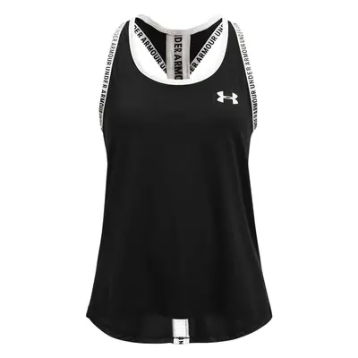 Dětské tílko Under Armour Knockout Tank - černé