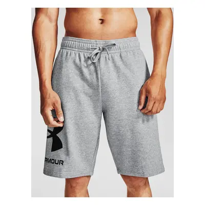 Under Armour Kraťasy UA Rival FLC Big Logo Shorts-GRY - Pánské